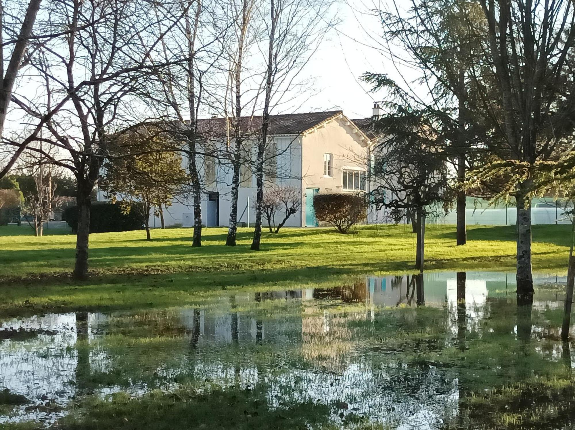 Le Logis De Lange Apt Les Aigrettes Saint-Hilaire-la-Palud 外观 照片